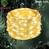 Dây đèn LED hạt gạo 80m chống nước sáng vàng